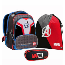 Набор рюкзак школьный + пенал + сумка YES S-30 Marvel.Avengers/ (557364К)