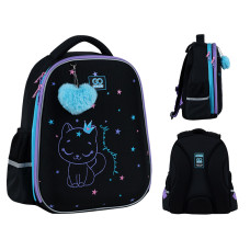 Рюкзак шкільний напівкаркасний GoPack Meowjestical 38 см (GO25-165M-2)