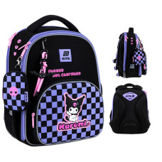 Рюкзак шкільний каркасний Kite котик Kuromi 38 см (HK25-556M)