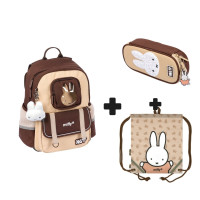 Набір шкільний рюкзак + пенал + сумка Yes Miffy Bunny S-104S для дівчини (550258К2)