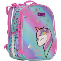 Рюкзак шкільний для дівчинки SchoolCase Mini 2 відділення 35 см поліестер "Cute Unicorn" CLASS (2505C)