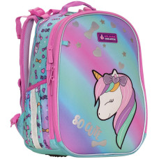 Рюкзак шкільний для дівчинки SchoolCase Mini 2 відділення 35 см поліестер "Cute Unicorn" CLASS (2505C)