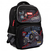 Рюкзак шкільний 1вересня S-105 Dirt Track чорний (555098)