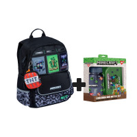 Набір шкільний Yes Minecraft Reality S-104S для хлопця 37 см + ланч-бокс і пляшка Minecraft (550261К1)