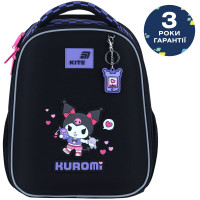 Рюкзак шкільний каркасний Kite Education Kuromi спинка 36 см (HK26-555S-3)