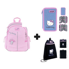 Набір шкільний рюкзак + пенал + сумка Kite Education Hello Kitty (HK26-771SК1)