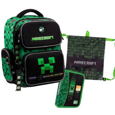 Набор рюкзак школьный ортопедичный + пенал + сумка Yes Minecraft S-101 (559595К)