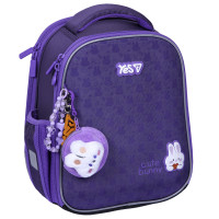 Рюкзак шкільний каркасний Cute Bunny H-100S для дівчинки 35 см YES (550199)
