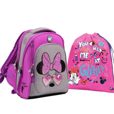 Рюкзак шкільний ортопедичний + сумка YES S-89 Minnie Mouse (554095К)