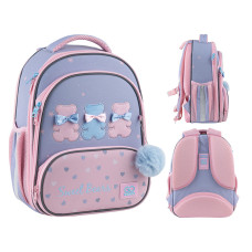 Рюкзак шкільний каркасний GoPack Lovely Bears 38 см (GO25-597M-2)