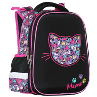 Рюкзак шкільний для дівчинки SchoolCase "Meow" 2 відділення 39 см поліестер CLASS (2412C)