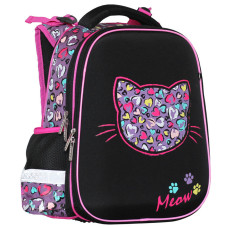 Рюкзак шкільний для дівчинки SchoolCase "Meow" 2 відділення 39 см поліестер CLASS (2412C)