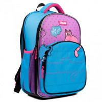 Рюкзак школьный ортопедичный 1Вересня S-97 Pink and Blue (559493)