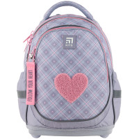 Рюкзак шкільний ортопедичний Kite NEW Education Fluffy Heart 36x27x16 (K24-724S-1)