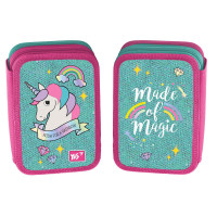 Пенал-книжка твердый YES двойной HP-01 Unicorn (533359)
