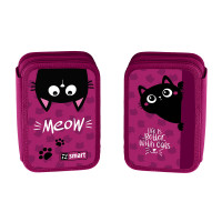 Пенал-книжка твердий Smart подвійний HP-01 Cat rules (533271)