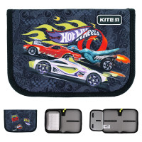 Пенал-книжка без наповнення Kite NEW Hot Wheels 20x14x4 (HW24-621)