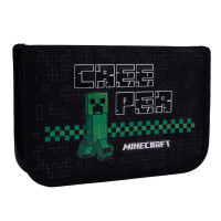 Пенал-книжка твердий одинарний з двома клапанами Minecraft Time HP-04 Yes (533631)