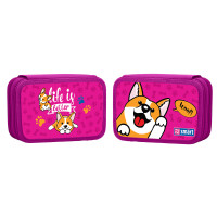 Пенал-книжка твердий Smart подвійний HP-01 Corgi (533273)