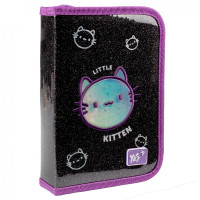 Пенал твердый одинарный с двумя кламапанами Yes Mysterious Cats HP-04 (533583)