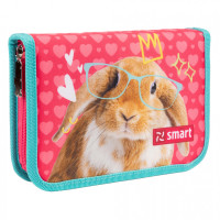 Пенал-книжка твердий Smart одинарний з клапаном HP-03 Cute lovely (533279)