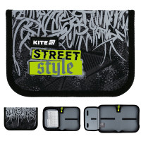 Пенал-книжка шкільний Kite Street Style (K25-621-6, 1 відділення, 1 відворот)