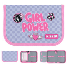 Пенал без наповнення Kite Girl's Power, 1 відділення, 1 відворот (K26-621-5)