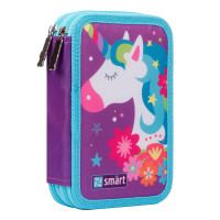 Пенал-книжка твердый SMART двойной HP-01 Stay Magic пурпурный (532839))