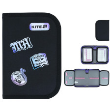 Пенал без наповнення Kite Monster High, 1 відділення, 2 відвороти (MH26-622)