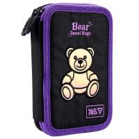 Пенал твердий Yes подвійний Bear Sweet Hugs HP-01 для дівчини (533710)