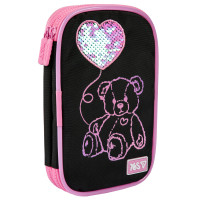 Пенал м‘який з LED Yes Pink Bear PH-35 для дівчини (533777)