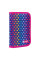 Пенал-книжка твердий SMART одинарний з клапаном HP-03 Rainbow hearts фіолетовий (532824))