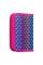 Пенал-книжка твердий SMART одинарний з клапаном HP-03 Rainbow hearts фіолетовий (532824))