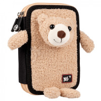 Пенал-книжка твердый YES двойной Classic Bear HP-01 (533553)