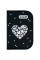 Пенал без наповнення Kite Black&Silver, 1 відділення, 2 відвороти (K26-622-5)