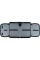 Пенал без наповнення Kite Black&Silver, 1 відділення, 2 відвороти (K26-622-5)