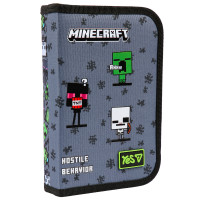Пенал твердий Yes одинарний з двома клапанами Minecraft Reality HP-04 для хлопця (533744)