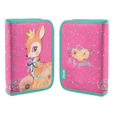 Пенал твердый 1Вересня одинарный с двумя клапанами HP-04 Forest princesses розовый (532903)