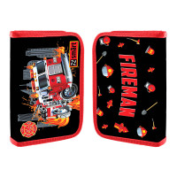 Пенал-книжка твердий Smart одинарний з двома клапанами HP-04 Fireman (533296)