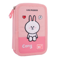 Пенал-книжка твердий подвійний Line Friends Pretty Choco and Cony HP-01 Yes (533638)