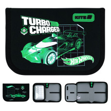 Пенал без наповнення Kite Hot Wheels, 1 відділення, 1 відворот (HW26-621)