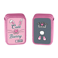 Пенал-книжка твердий Smart подвійний HP-01 Bunny (533272)
