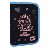 Пенал-книжка твердий одинарний з двома клапанами Cute Unicorn HP-04 Yes (533627)