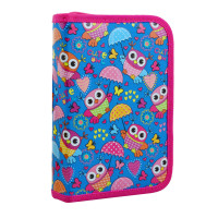 Пенал-книжка твердий 1Вересня одинарний з клапаном HP-03 Owl party (532703)