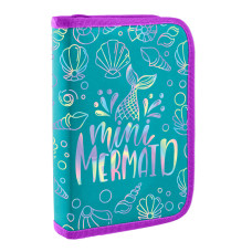 Пенал-книжка твердый YES одинарный без клапана HP-02 Mermaid )