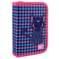 Пенал твердий одинарний з двома клапанами Yes Fantastic Kitty HP-04 (533584)