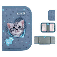 Пенал-книжка шкільний Kite Studio Pets (SP25-622-3, 1 відділення, 2 відворот)