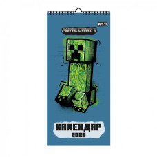 Календар-планер настінний, розклад на місяць Yes Minecraft на 2026 р (270270)