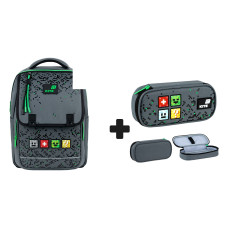Набір шкільний рюкзак + пенал Kite Education Pixel (K26-772M-2К1)