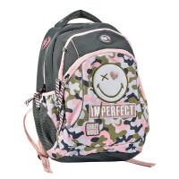 Рюкзак молодежный YES T-45 "Smiley World" Military girl код: 558298